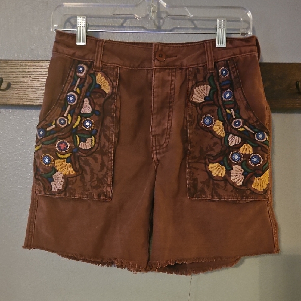 Embroidered Free People Women's Shorts